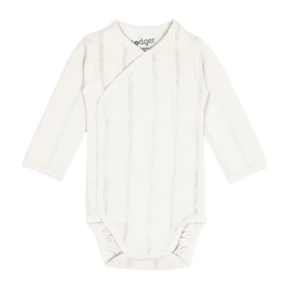 Lodger Romper Lange Mouw Pointelle - Maat 50 - Cream