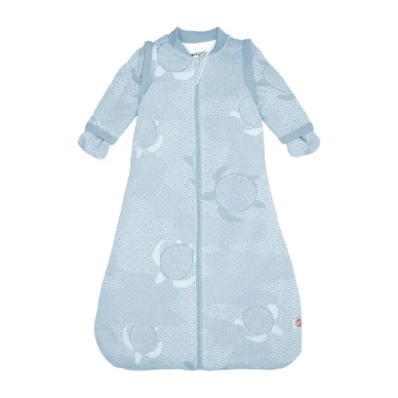 Lodger Slaapzak Hopper Met Afristbare Mouwen - Maat 86/98 - Matcha Blue Fogg