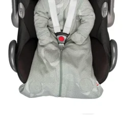 Lodger Slaapzak Hopper Met Afristbare Mouwen - Maat 86/98 - Matcha Blue Fogg