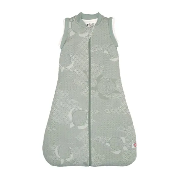 Lodger Slaapzak Hopper Met Afristbare Mouwen - Maat 86/98 - Matcha Blue Fogg