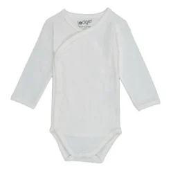 Lodger Solid Overslagromper Lange Mouw - Mt. 62 - Cloud Dancer