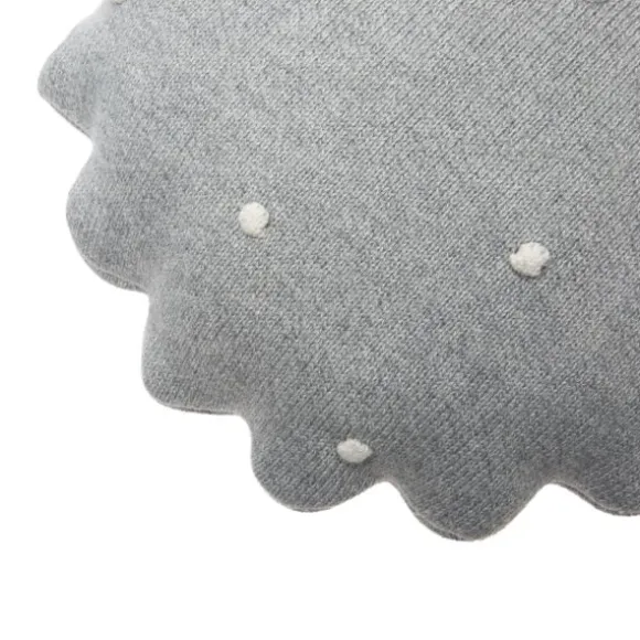 Lorena Canals Biscuit Kussen – Rond – Grijs
