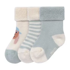Lässig Badstof Sokken GOTS 3 pcs - Duck - Maat 12‑14
