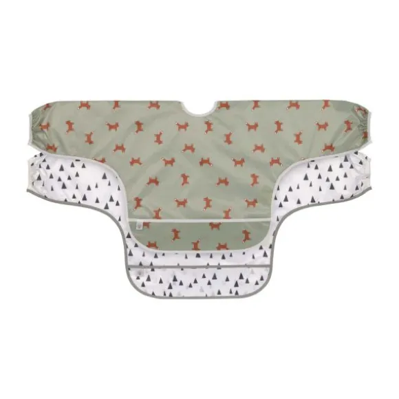 Lässig Little Forest Fox Longsleeve Slabbetje 2 Stuks