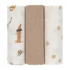 Lässig Little Mateys Hydrofieldoek Royal Blue 85 x 85 cm 3 Stuks