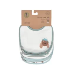 Lässig Slabbetjes - Tiny Team Dog - 5 Stuks - Blauw