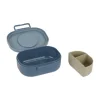 Lässig Style en Snack Pattern Party Lunchbox - Blue/Green