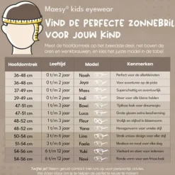 Maesy Zonnebril - Maes - 0 t/m 2 jaar - Ecru