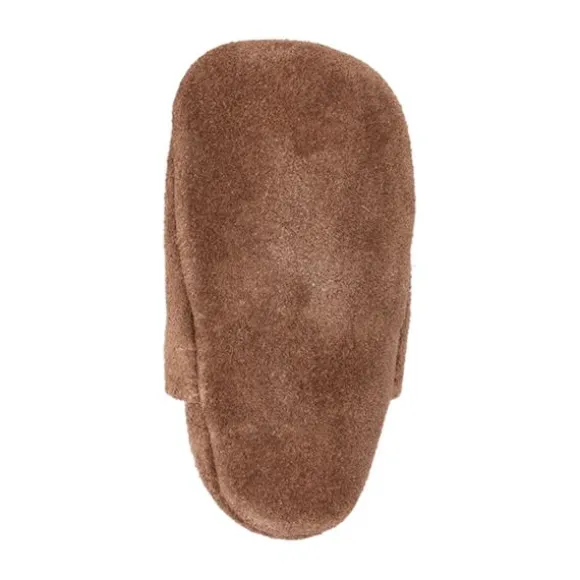Mavies Uni Babyslofjes Suede - XS / 17 - Dark Brown