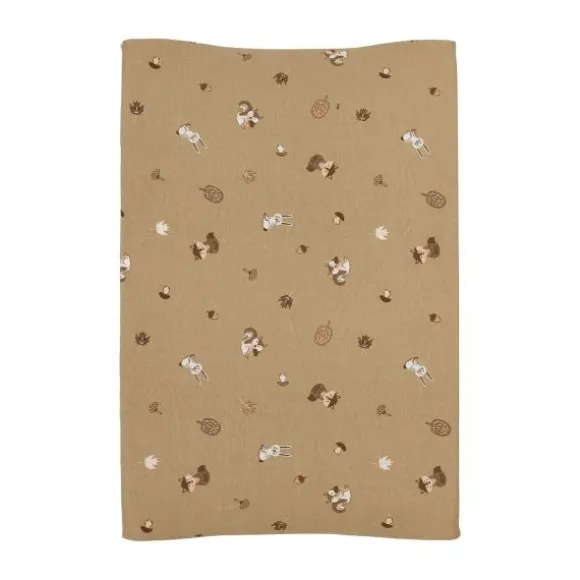 Meyco Aankleedkussenhoes Print - 50 x 70 cm - Jersey - Branches Sand