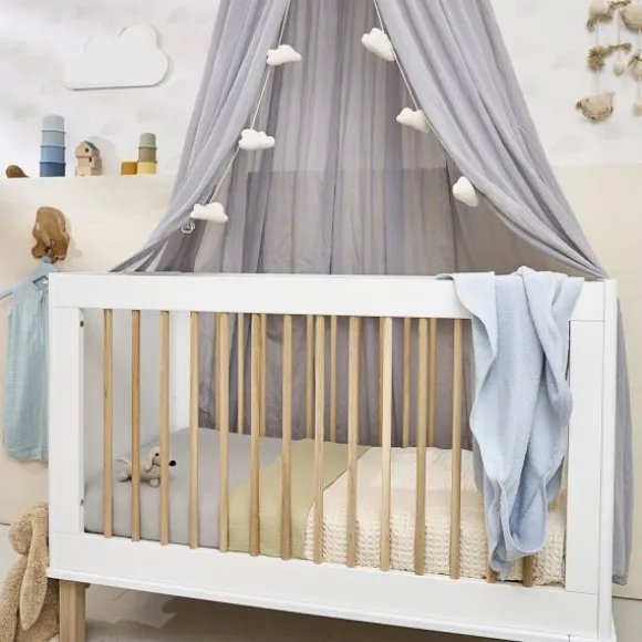 Meyco Baby Ledikantlaken - 100 x 150 cm - Pre-washed Hydrofiel - Offwhite