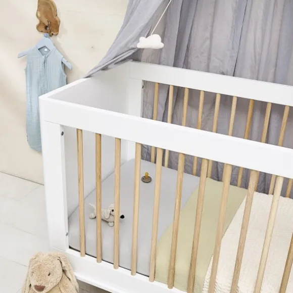 Meyco Baby Ledikantlaken - 100 x 150 cm - Pre-washed Hydrofiel - Offwhite