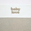 Meyco Baby Love Wieglaken - 75x100 cm - Sand Melange