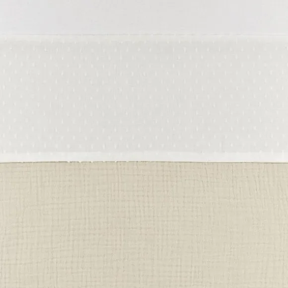Meyco Baby Plume Ledikantlaken - 100 x 150 cm - Offwhite