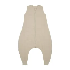 Meyco Baby Uni baby winter slaapoverall jumper - pre-washed hydrofiel - sand - 92cm