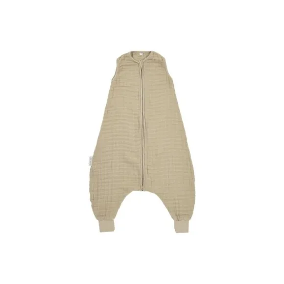 Meyco Baby Uni Zomer Slaapoverall Jumper - 92 cm - Pre-Washed Hydrofiel - Sand