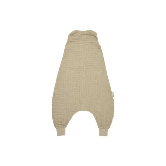Meyco Baby Uni Zomer Slaapoverall Jumper - 92 cm - Pre-Washed Hydrofiel - Sand