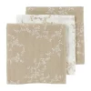 Meyco Branches Hydrofiel Luiers Sand 3 Stuks