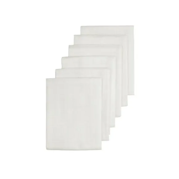 Meyco Hydrofiel Luier 6 stuks - 60 x 60 cm - Wit