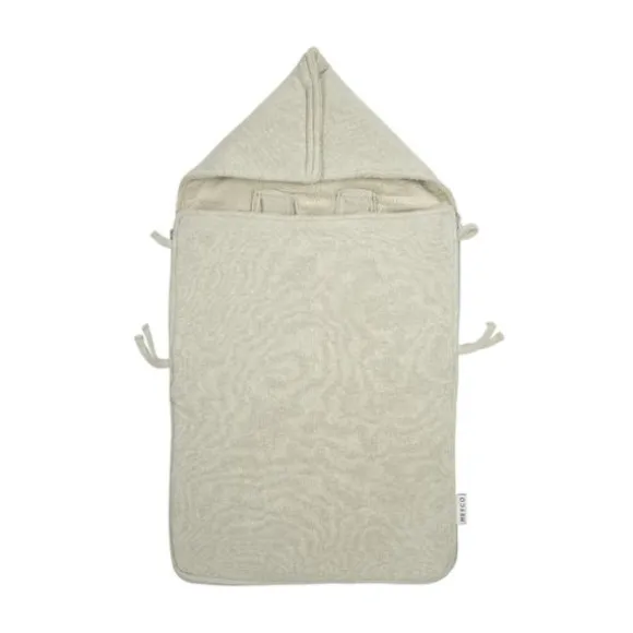 Meyco Knit Teddy Basic Voetenzak - Sand Melange