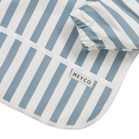 Meyco Mouwslab - Fat Stripe - Jeans Blue - 1-pack