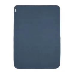 Meyco Pure Deken Gebreid - 100 x 150 cm - Jacquard - Indigo