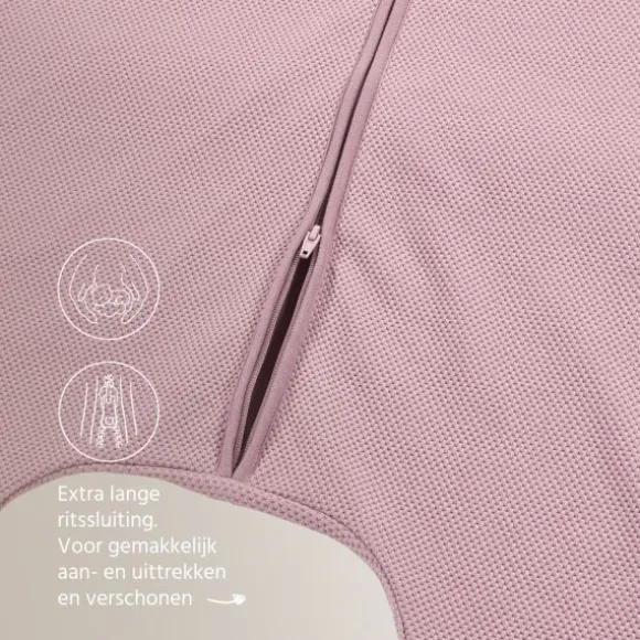 Meyco Studio Jumper Ongevoerd - Classic Purple Pink - 104 cm