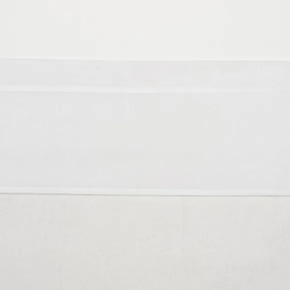 Meyco Wieglaken Wit Met Bies Wit 75 x 100 cm