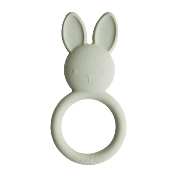Mushie Bunny Bijtring Sage