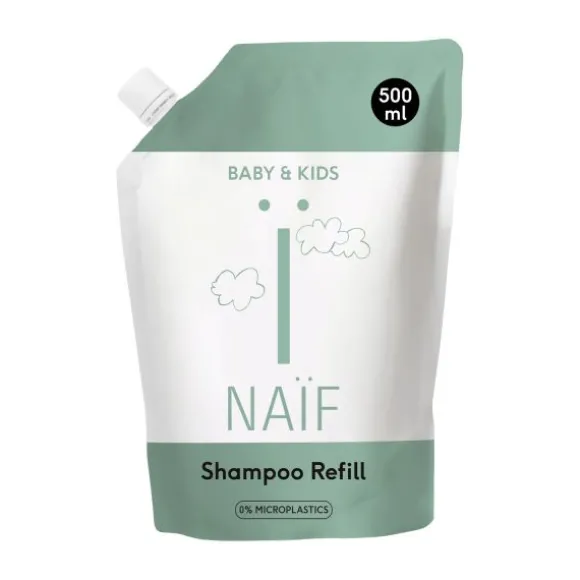 Naïf Navulverpakking Voedende Shampoo Voor Baby & Kids 500 ml