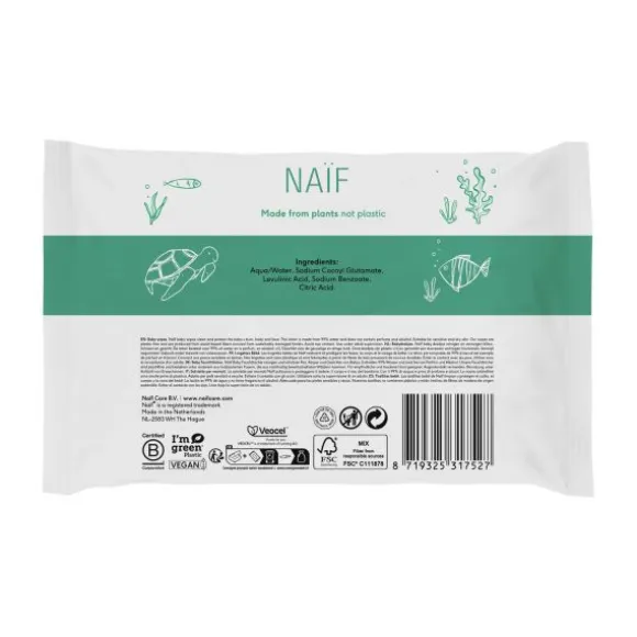 Naïf Plastic Vrije Billendoekjes