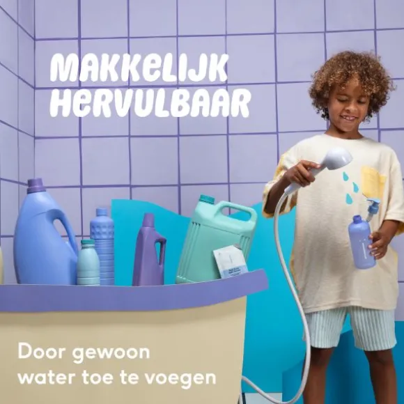 Naïf Pump Bottle + Wash Gel Navulpoeder