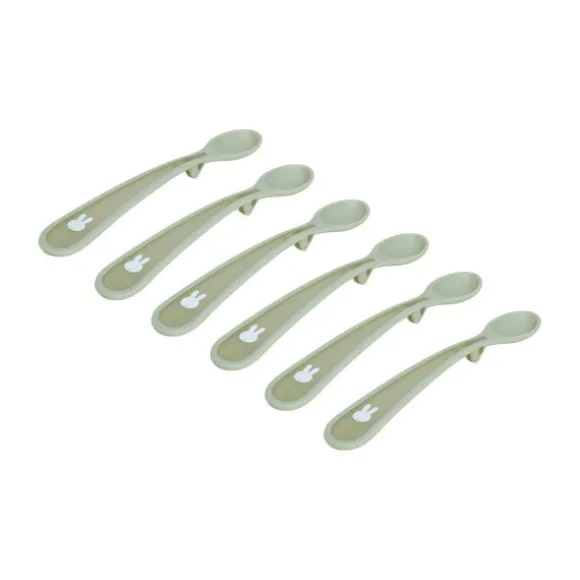 Nijntje Lepelset - 17 cm - 6 Stuks - Groen