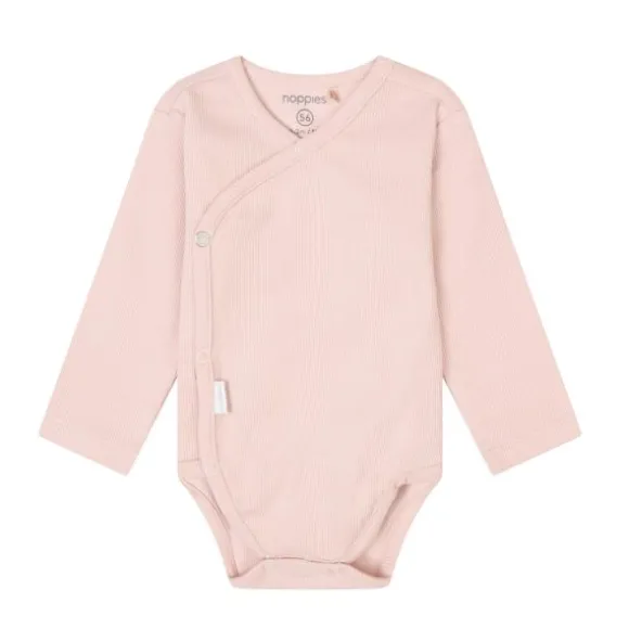 Noppies Narellan Lange Mouwen Romper - Rose Smoke - Mt. 56