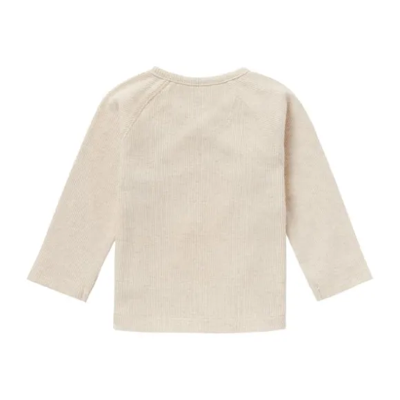 Noppies Rib Nanyuki Shirt Taupe Melange Mt. 44