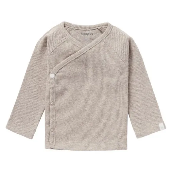 Noppies Rib Nanyuki Shirt Taupe Melange Mt. 44