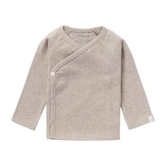 Noppies Rib Nanyuki Shirt Taupe Melange Mt. 44