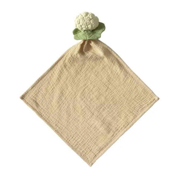 Oli & Carol Knuffeldoekje - Chloe The Coliflower - Beige/Wit