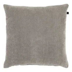 Overseas Rib Kussen - 45 x 45 cm - Smoke