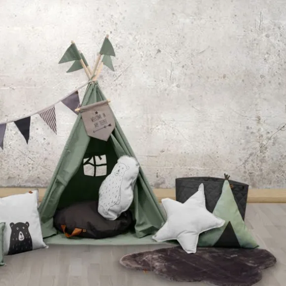 Overseas Star Kussen Off-White 50 x 50 cm