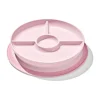 Oxo Tot Stick & Stay Bord met 3 vakjes - Blossom