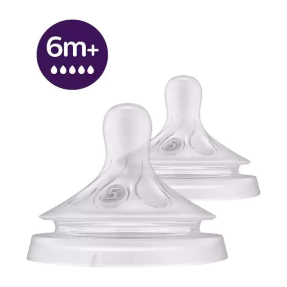 Philips Avent Natural Flesspeen - 6+ Mnd - T5