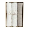 Pine Cone Gift Box Hydrofiele Doeken - 3 Stuks - 120 x 120 cm - Soft Meadow