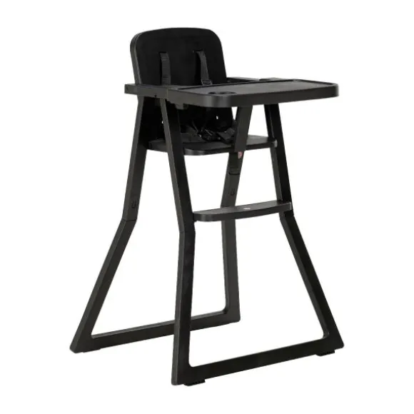 Puck Plain Kinderstoel - Zwart