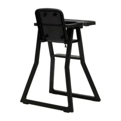 Puck Plain Kinderstoel - Zwart