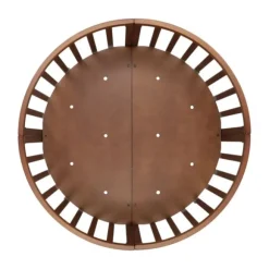 Puck Ronde Box Inclusief Matras - Walnoot