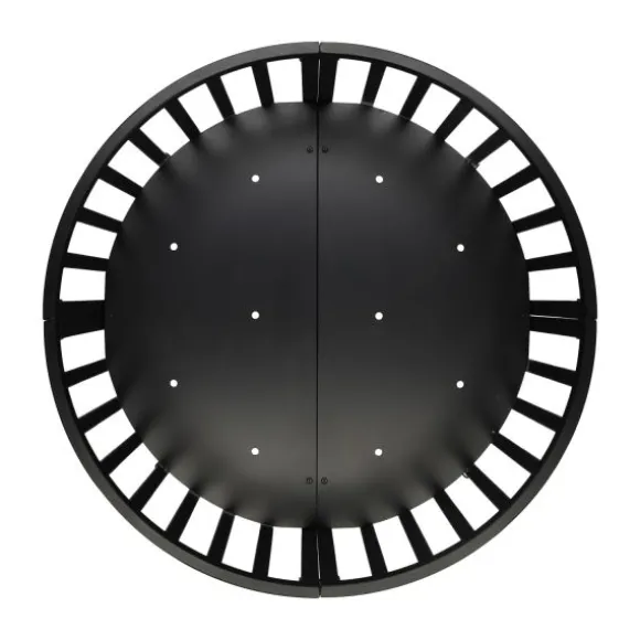 Puck Ronde Box - Zwart - Inclusief Matras