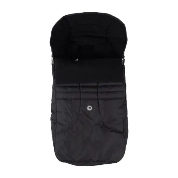 Qute Q-Cocoon Fleece Voetenzak - Zwart