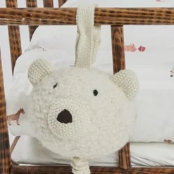 Smallstuff Muziekmobiel - Bouclé Wol - Off White