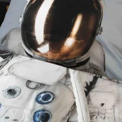 Snurk Dekbedovertrek - Astronaut - 140x200/220 cm - Grijs